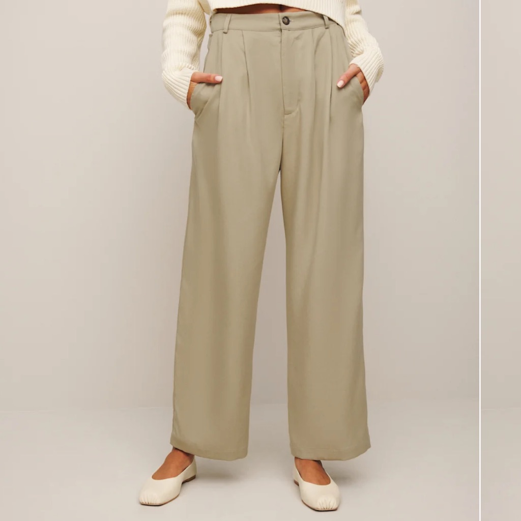 The Reformation Mason Cropped Pants